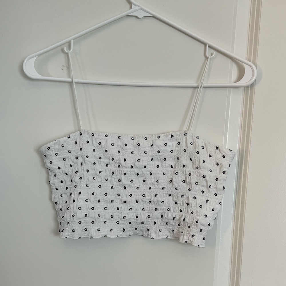 Pacsun white crop top